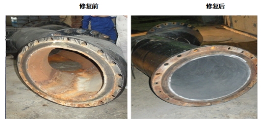 洗煤厂输送管道磨损维修新材料——耐腐蚀耐磨涂层